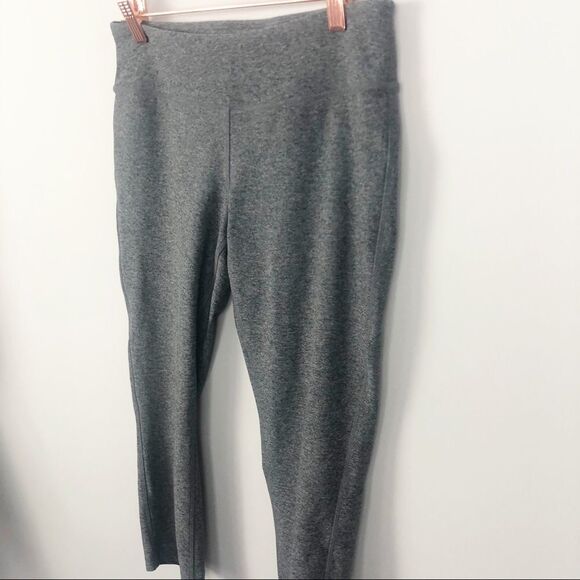 MONDETTA | Gray Crop Leggings Heather Women’s Size Medium - Picture 2 of 8